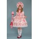 Antique Doll Strawberry Cake Bouquet Blouse JSK and OP(Reservation/3 Colours/Full Payment Without Shipping)